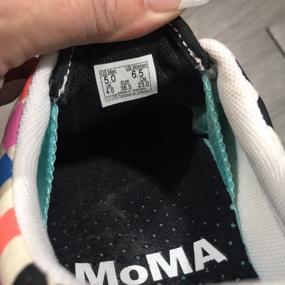 Vans Moma “Museum of Modern Art” UA ComfyCush Era x Rainbow Check Lace Sneakers - Picture 9 of 9